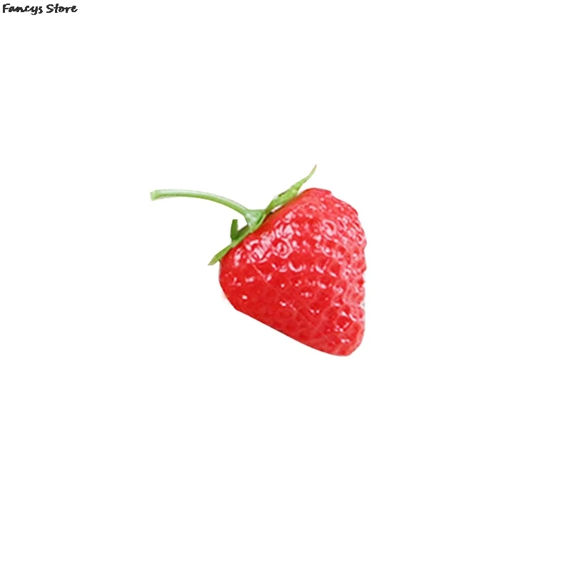 

20pcs Artificial Fruit Fake Strawberry Plastic DIY Simulation Strawberry Ornament Craft Photography Props Christmas Home Decor