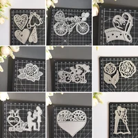 valentines day elements metal cutting dies for diy scrapbookingcard makingalbum decorative crafts handmade embossing die cuts