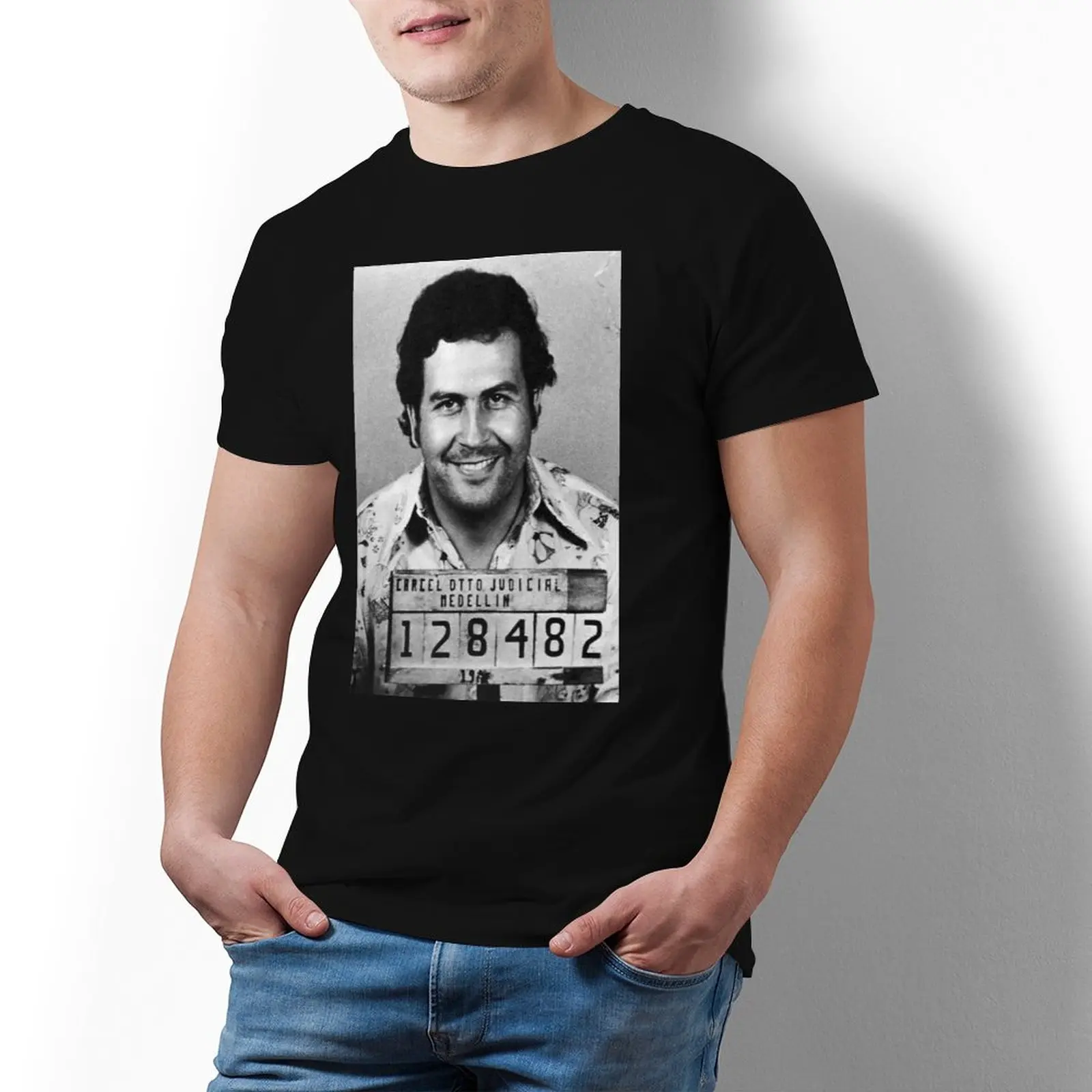 Футболка с принтом Pablo из хлопка | Мужская одежда