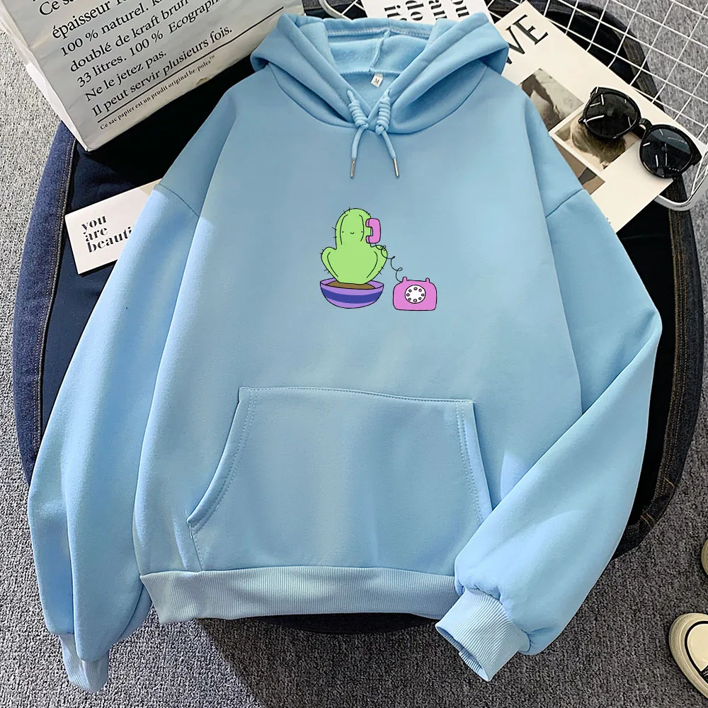 Cactus Plant Hoodie Aesthetic Harajuku Sweatshirts Winter Hoodie with Pocket Long Sleeve Basic Women Cute Sweetshirt for Girls