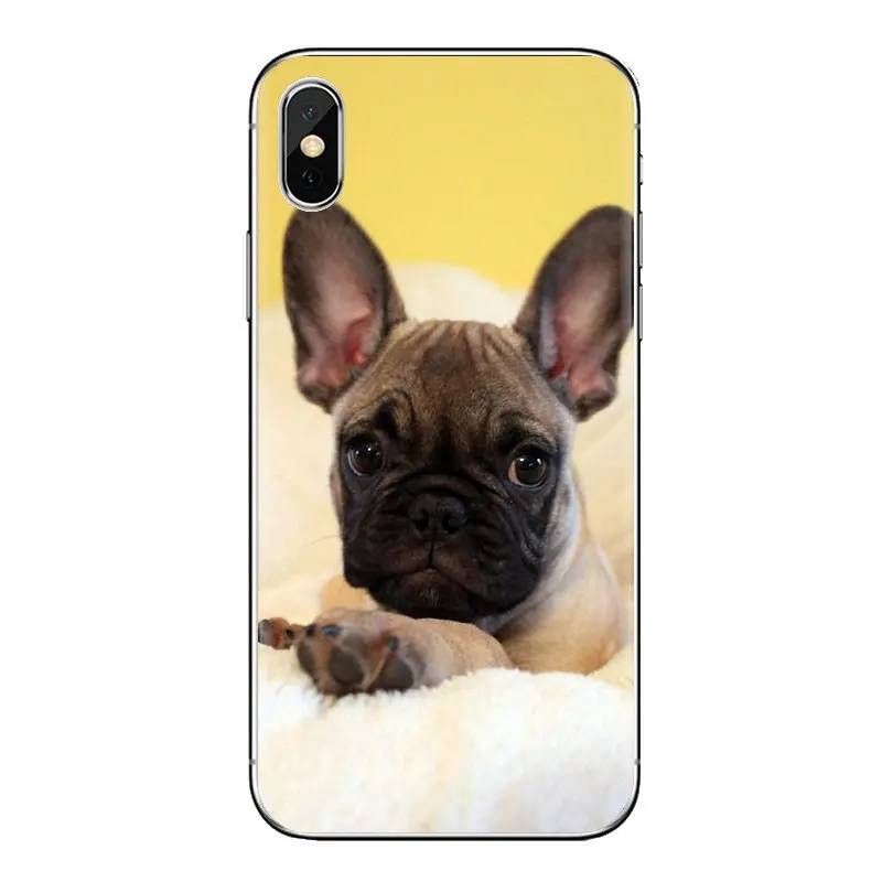 For Xiaomi Redmi 4A S2 Note 3 3S 4 4X 5 Plus 6 7 6A Pro Pocophone F1 Silicone Phone Bag Case whimsical french bulldog Dogs puppy |