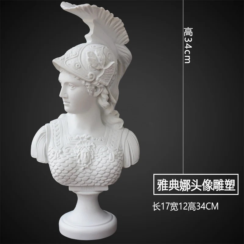 Креативная Штукатурная подвеска Athena книжная полка статуя из смолы скульптура