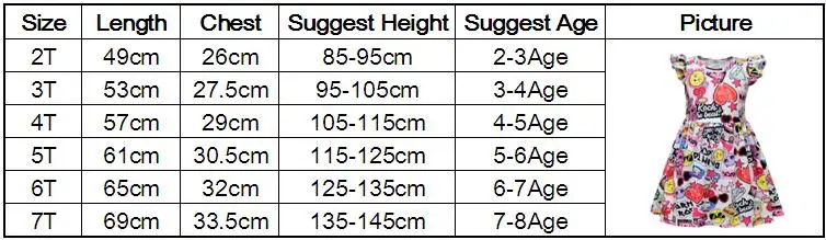 2020 Новое поступление детское платье для девочек с героями мультфильмов милое