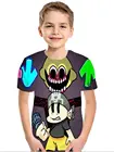 Футболка Funkin с героями популярных игр пятница ночь, модная одежда Kawaii для мальчиков и девочек, лето 2021, с коротким рукавом, с героями мультфильмов