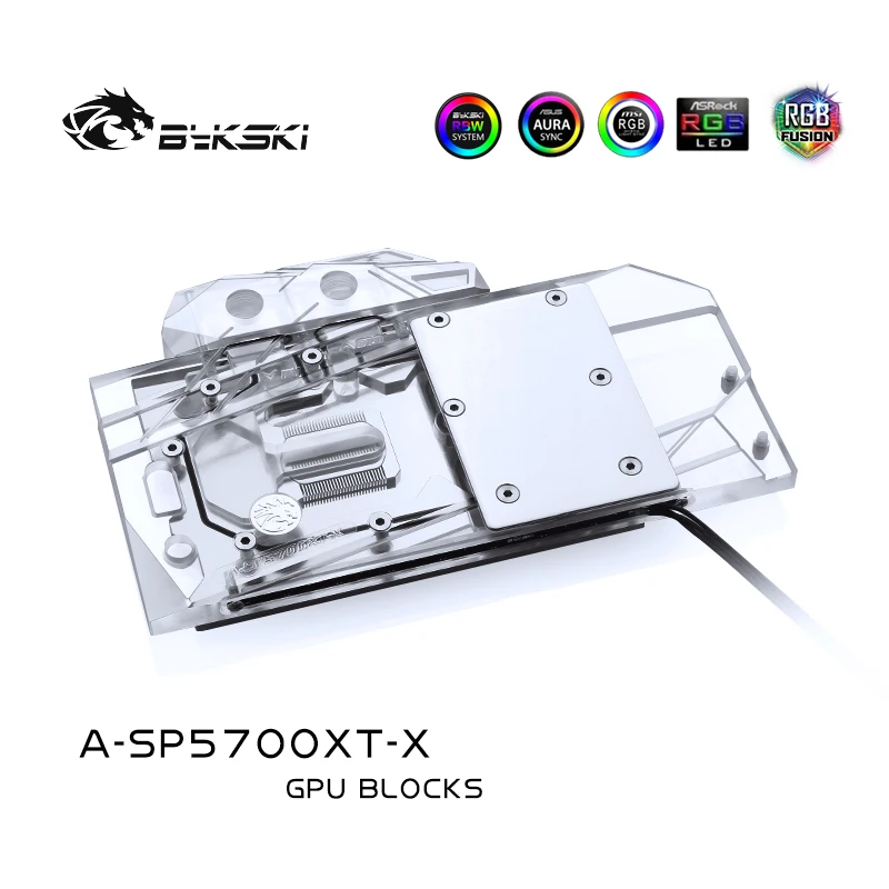 Bykski A SP5700XT X блок водяного охлаждения GPU для Sapphire RX 5700 XT Pulse MSI RX5700XT Mech/Evoke Dataland Red