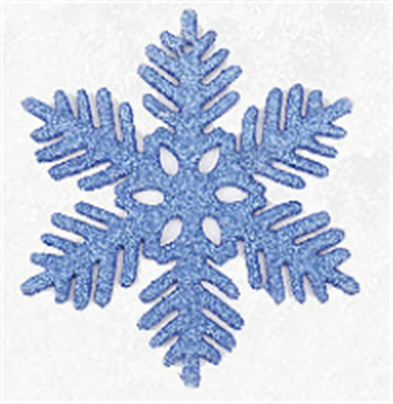 

30pcs/lot Snowflake Party Supplies Decor Ornaments Christmas Decorations Christmas Snowflake Christmas Tree Decorations for Home