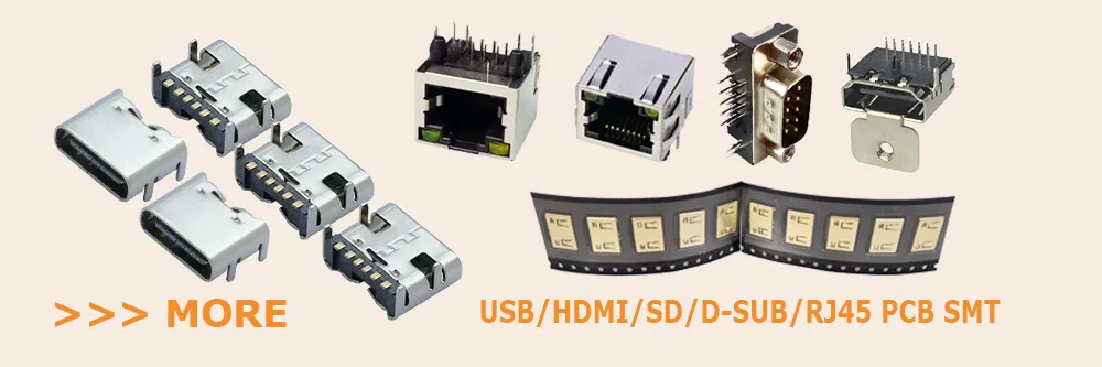 100 шт./лот Тип usb C 6 Pin разъем SMT разъем USB 3,1 Тип-C женского размещения SMD DIP для печатной платы DIY высокий ток зарядки