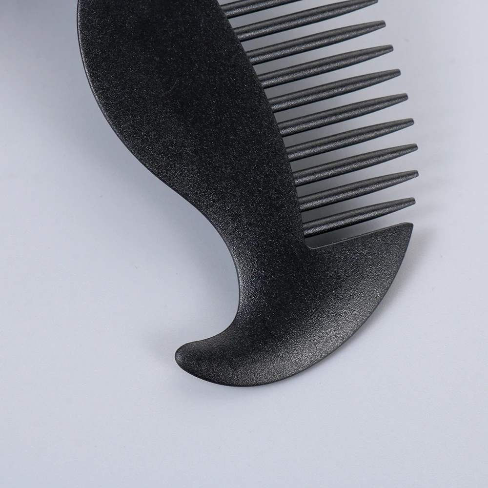 1 шт. черная щетка для волос мужчин и женщин ручная работа карманный зажим усы