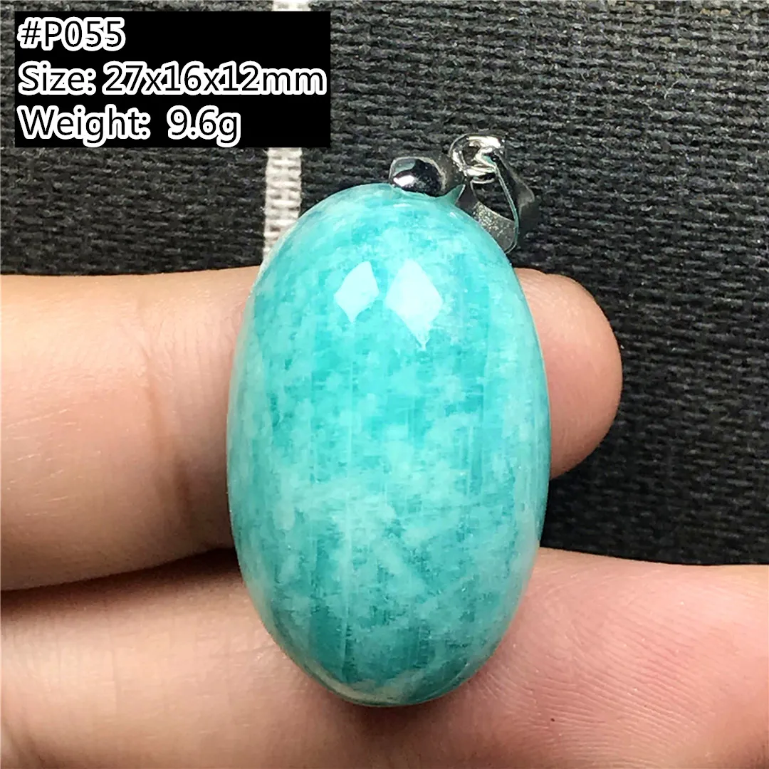 

Top Natural Amazonite Pendant Jewelry For Woman Lady Man Lucky Crystal Silver 23x15x10mm Beads Mozambique Water Drop Stone AAAAA