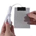 Грелка из углеродного волокна 3,7 в  5 В, грелка для рук, пленка с подогревом USB, Электрический зимний коврик с подогревом