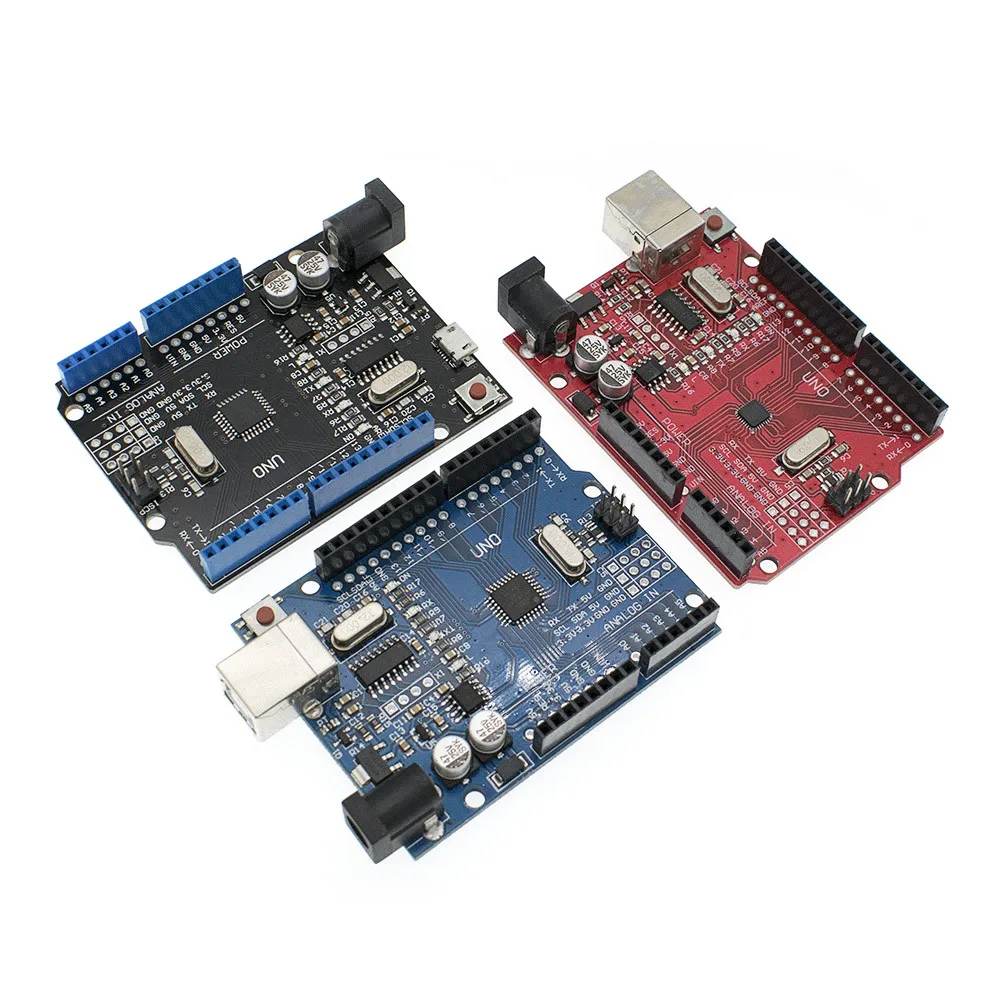 10 шт. синий/красный/черный 2,4 TFT Модуль UNO R3 макетная плата с CH340 ATMEGA328 USB кабель для Arduino