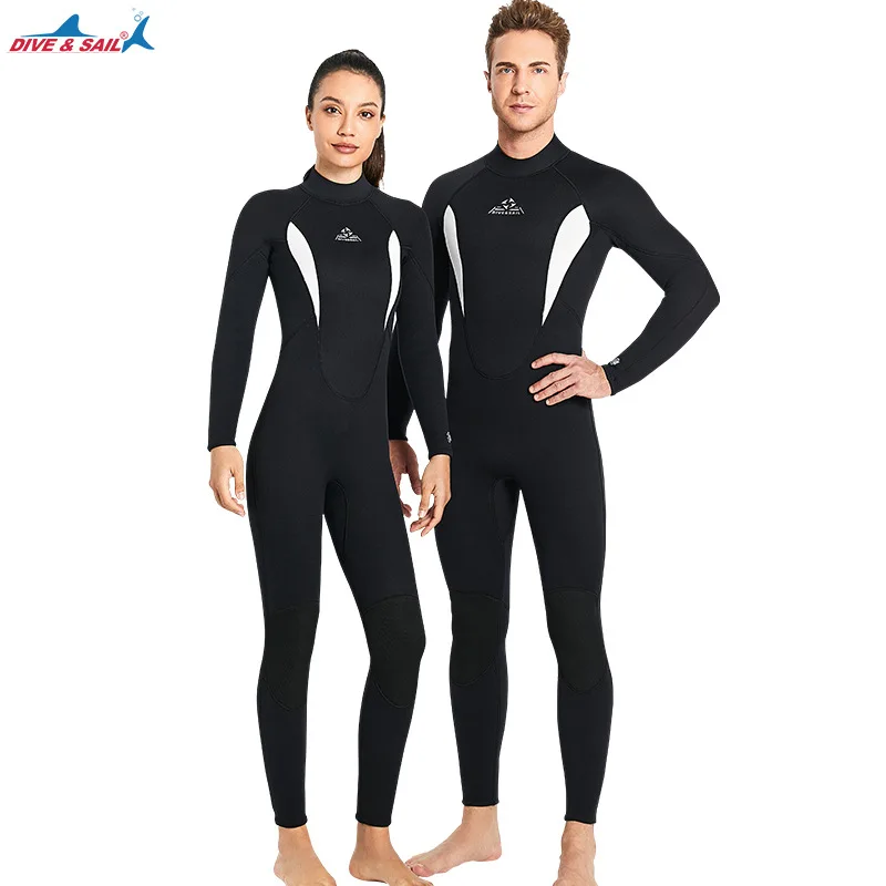 

Men Women 3MM Scuba Neoprene Surfing Swimming WetSuit UnderWater Hunting Triathlon Snorkeling Spearfishing Diving Suit RashGuard