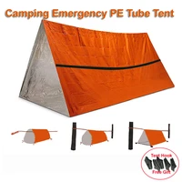 emergency tent survival kit ultra portable waterproof pe thermal bivvy sack survival tent emergency shelter outdoor survival
