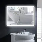 Макияжсветодиодный светодиодное зеркало для ванной комнаты, косметическая рама, матовая медь, без ртути, 6400K +-300k, настенные зеркала для ванной комнаты