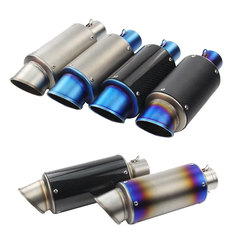 51 мм Универсальный мотоцикл AustinRacing выхлопная труба из нержавеющей стали