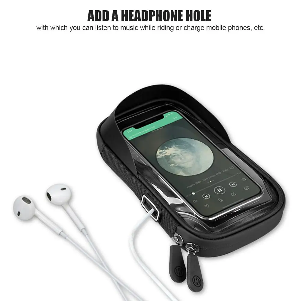 

Bicycle Bag Waterproof Front Bike Cycling Bag 6.2 Inch Mobile Phone Bicycle Top Tube Handlebar Bags Mountain Cycling Accessories