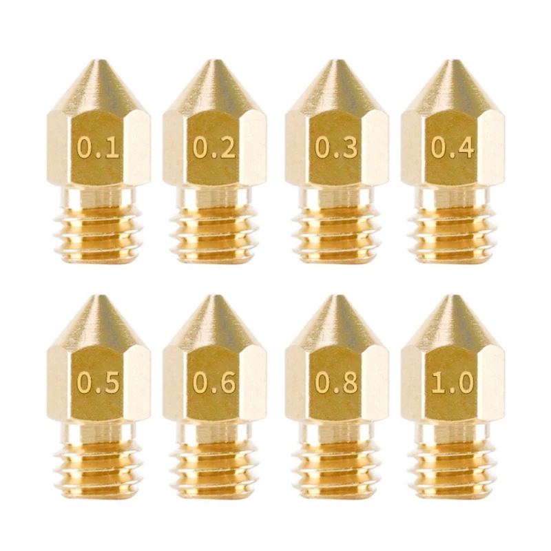 

3D Printer Parts Hotend Extruder All Metal Nozzle for Mk8 Makerbot 3D Printer Accessories Durable 3D Printer Parts