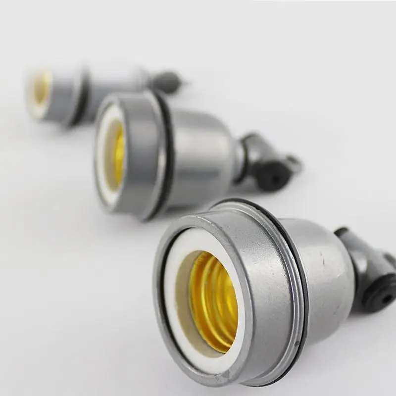 E27 алюминиевый Ретро держатель лампы керамический нагревательный винт цоколь