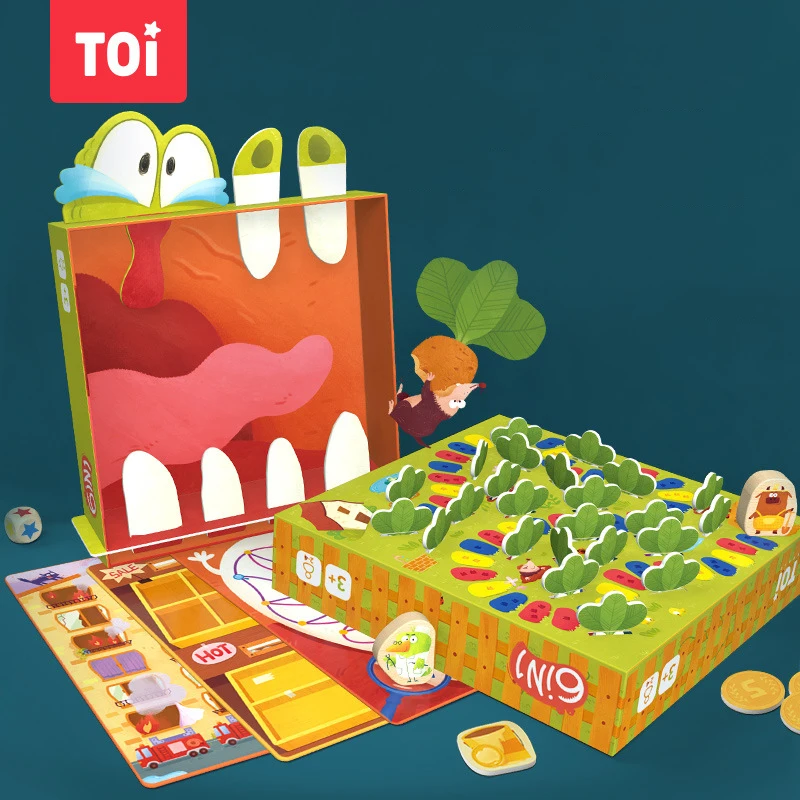 

TOI 6-in-1 Board Games Over 3 Years Thinking Ability Training Toys Children's Enlightenment Educational Board Chess Game Gifts