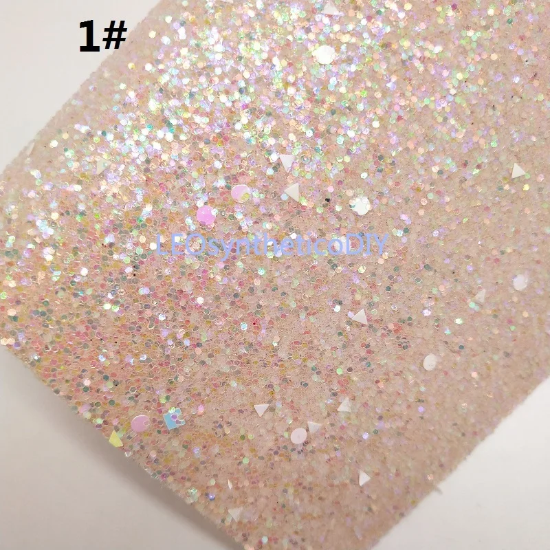 Мини-рулон 30x134 см розовый блестящий материал крупная блестящая кожа рулон с