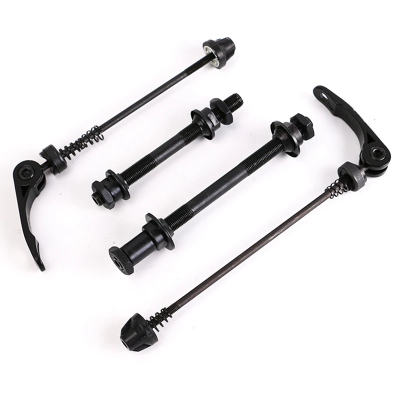 

Bike Quick Release Front Back Axles Hollow Hub Shaft Lever with Skewer Sets