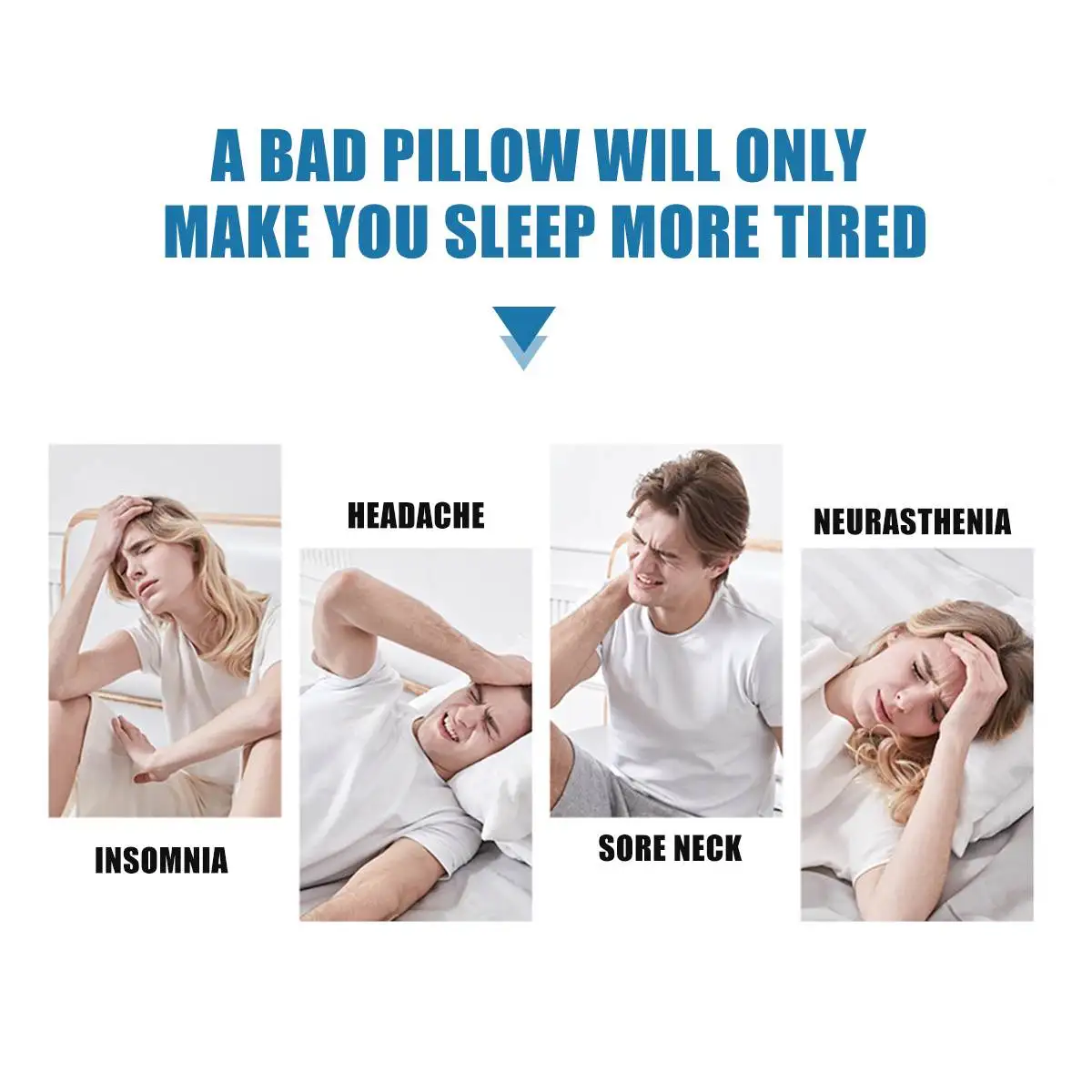 

Natural Latex Pillow Sri Lanka Negative Ion Soft Rebound Neck Massage Wave Pillow Orthopedic for Home Latex Pillow Bed Pillow