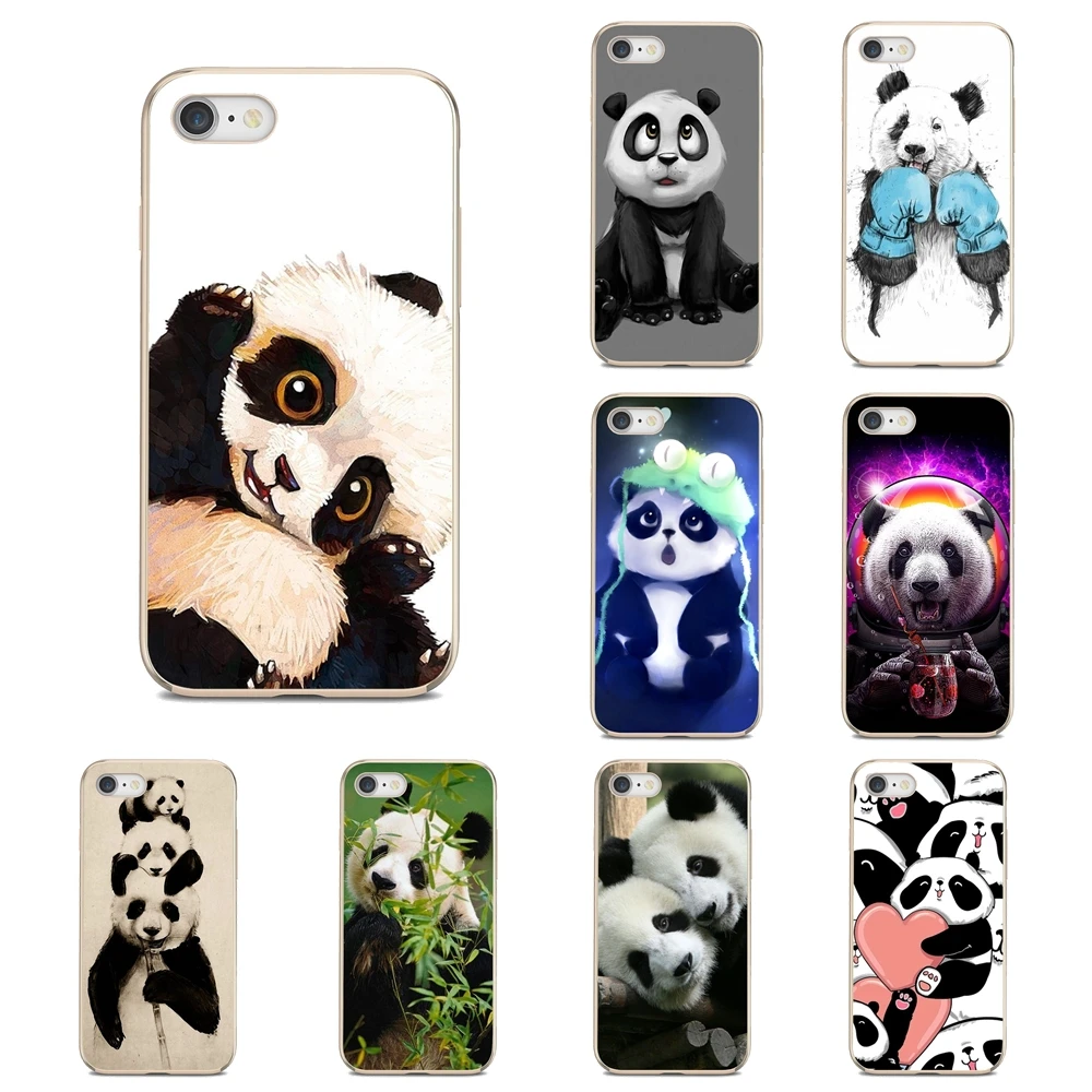Милые мягкие прозрачные чехлы с животными гигантской пандой для Samsung Galaxy Note 10 Plus 3