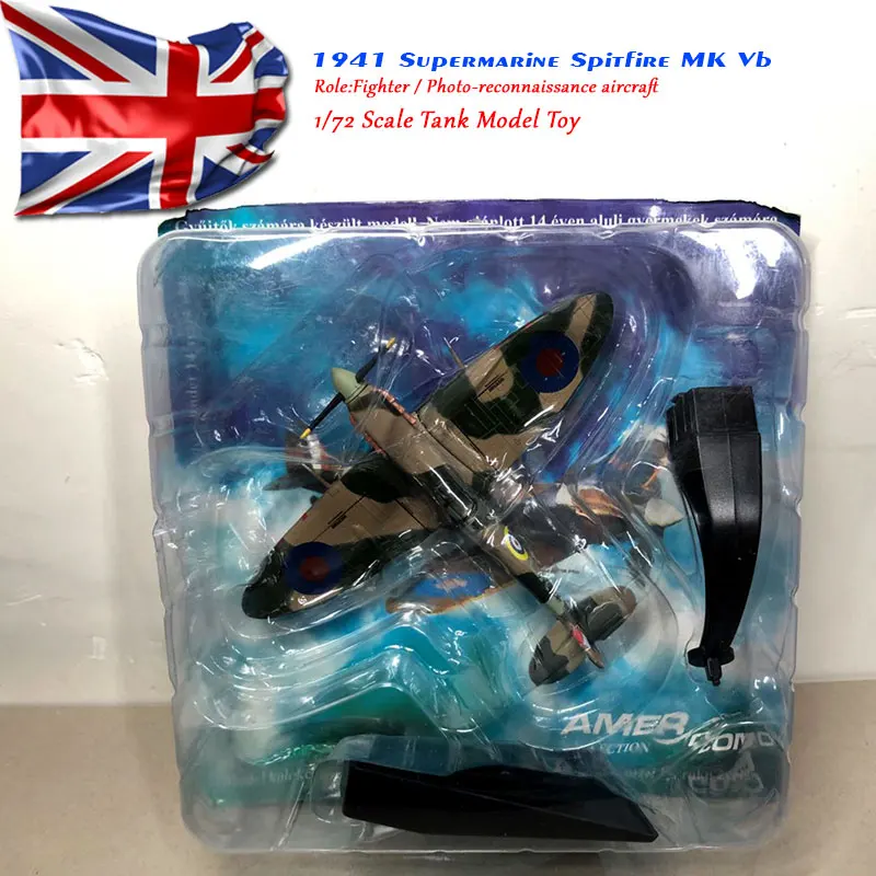 Supermarine Spitfire AMER 1/72 масштаб военная модель игрушки PAF F-16 Block52 F16 истребитель литой металлический самолет модель игрушки для подарка/коллекции/украшения - Цвет: Supermarine Spitfire