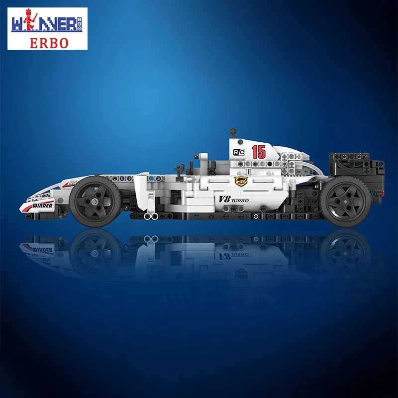 ERBO 729 шт RC автомобиль кирпичи совместимые строительные блоки техника