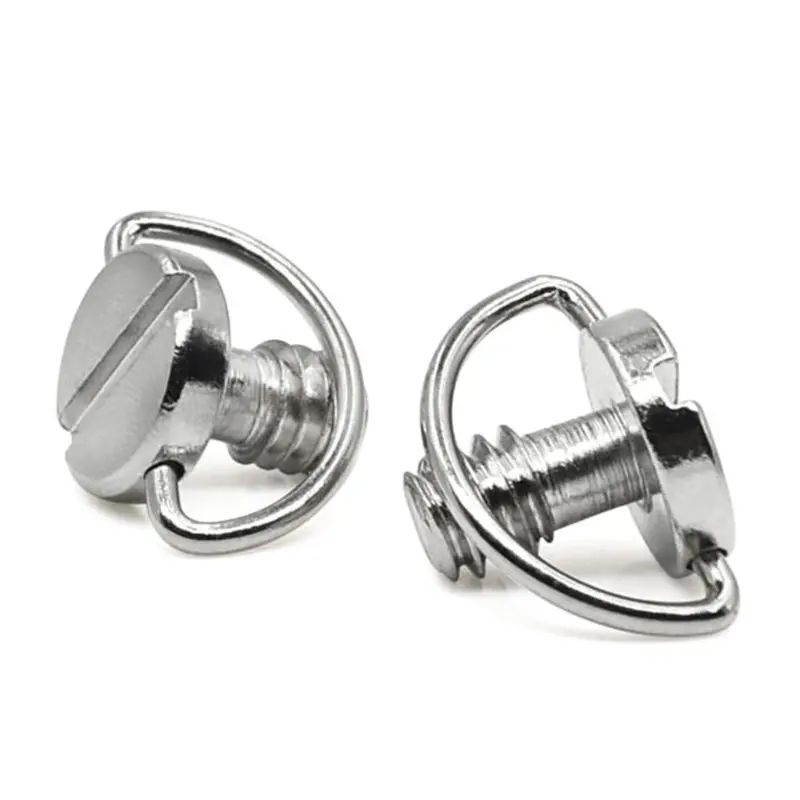 

1Set 1/4\" 3/8\" Converter Threaded Screws D-Ring Screw Adapter Mount for Camera