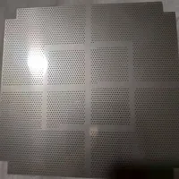 SUS304 Chemical acid etching stencils mesh perforated metal sheet plate Small round hole 0.2/0.3/0.4/0.5/0.8mm