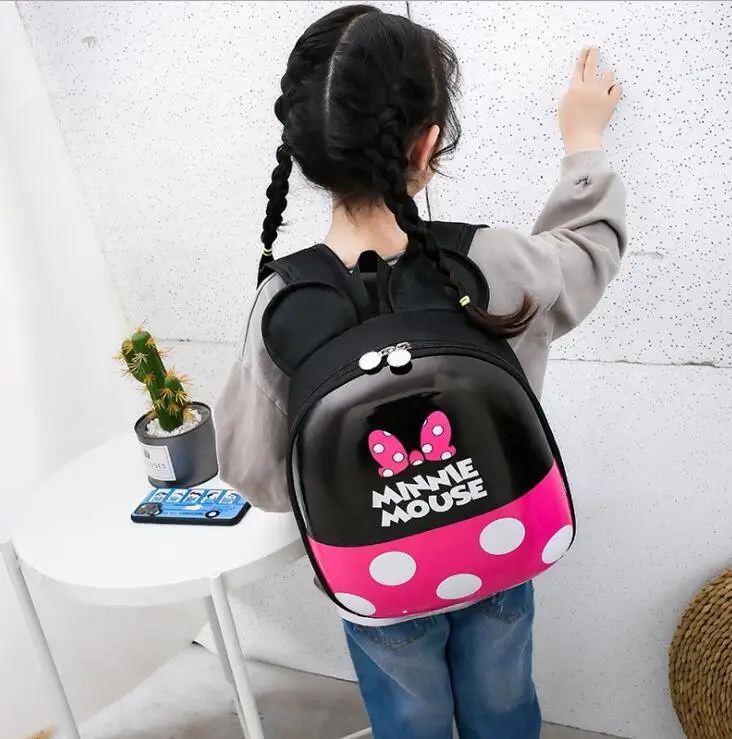 Детский школьный портфель Disney рюкзак из яиц для мальчиков и девочек с мультяшным