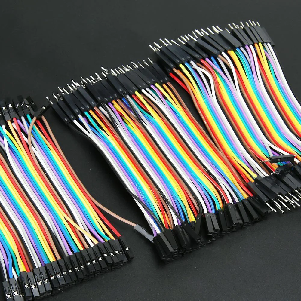 

120 Colorful Dupont Jumper Wires 11cm Male To Female Pin Extension Nice