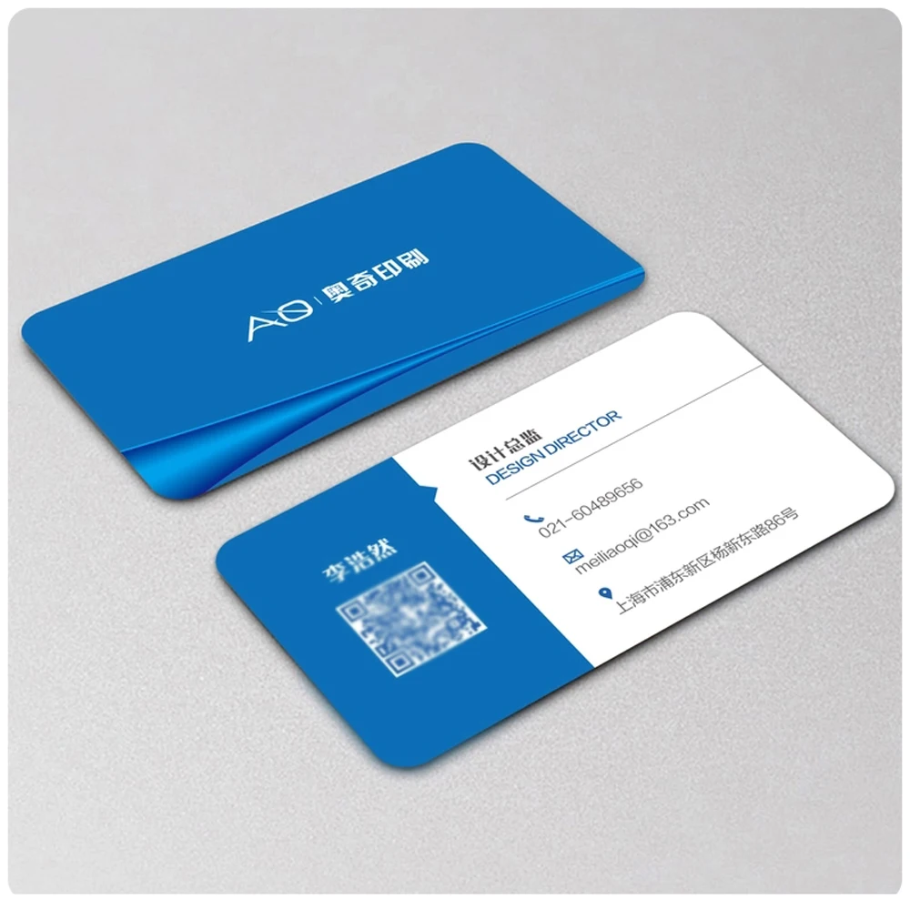 Индивидуальная визитная карточка с круглым уголком, личный дизайн, визитные карточки от AliExpress WW