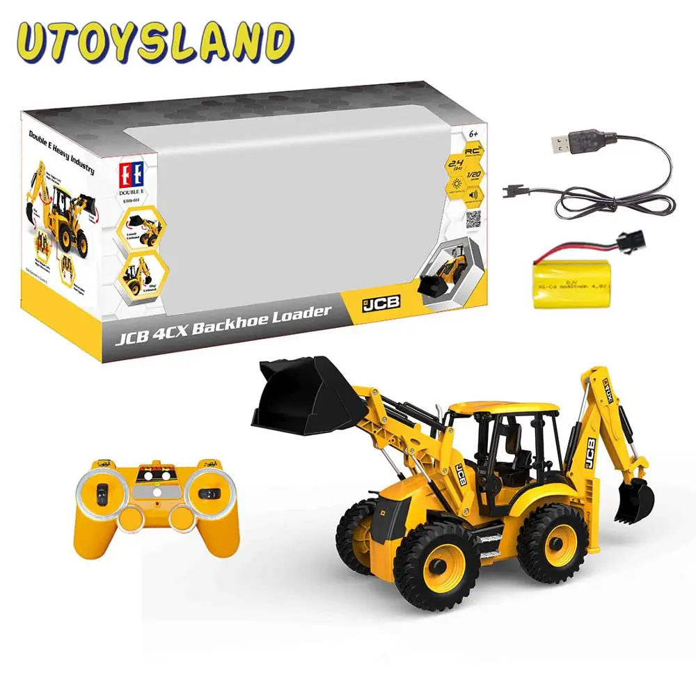 1:20 2 4G дистанционное управление Управление погрузчик с обратной лопатой
