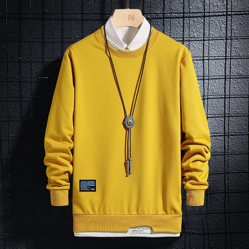 

Men Casual Sweatshirts Harajuku Fashion Patchwork Mens Oversized Hoodies Korean Male Casual Loose Pullovers Sportswear Streewear