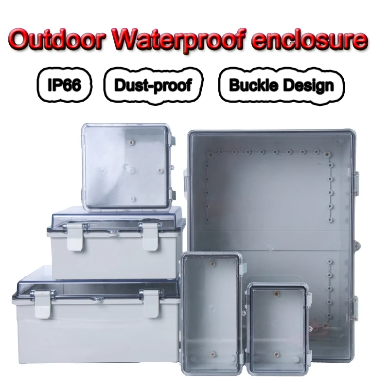 Водонепроницаемый корпус для проекта питания с пряжкой ABS пластиковый