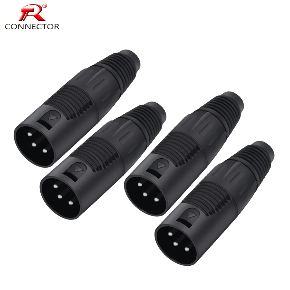 1 шт. 3 контакта XLR штекер разъем для аудио микрофон/микрофон высокое качество