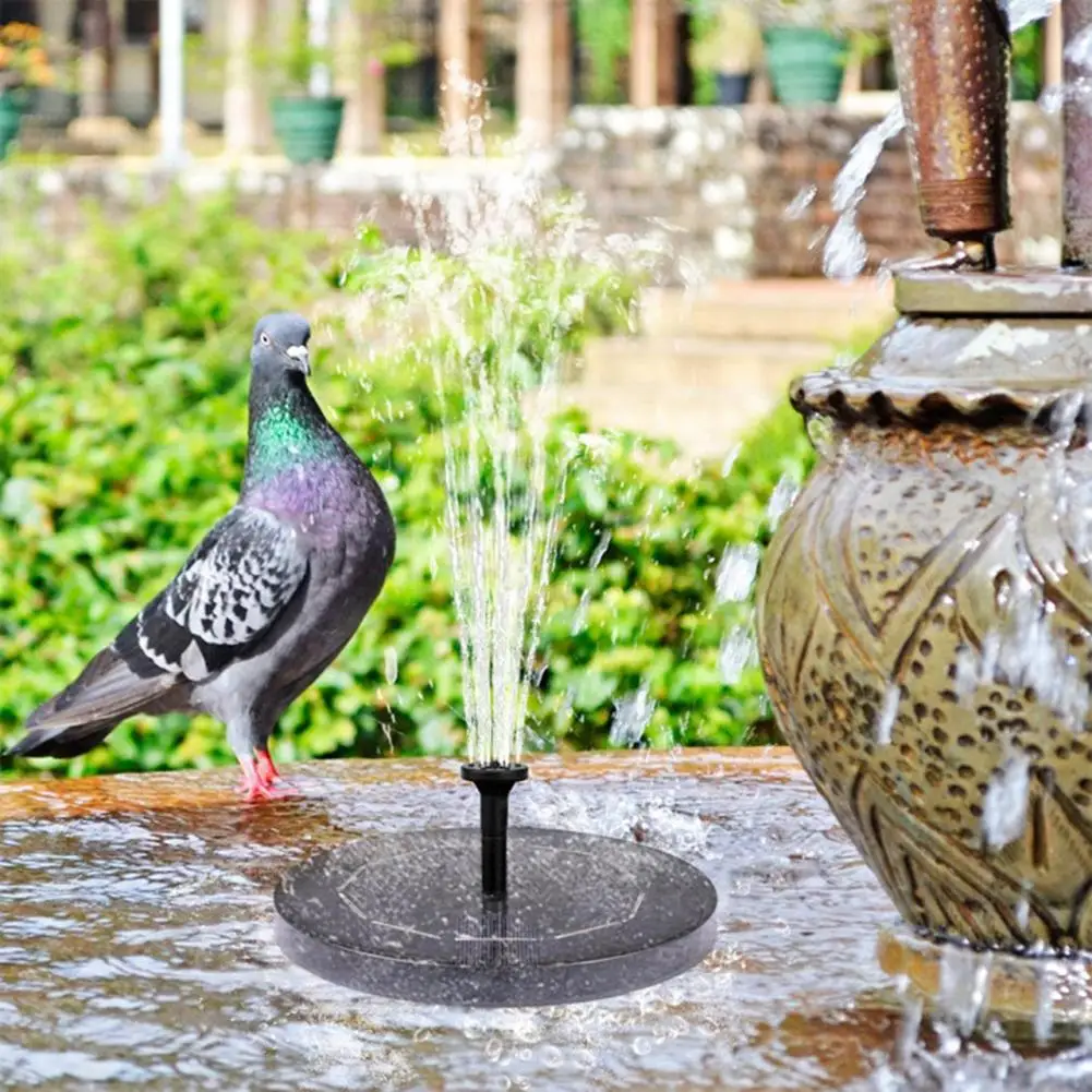 Mini Solar Powered Fountain Garden Pool Pond Panel Floating Decoration Water 6V/2.5W Dropshipping |