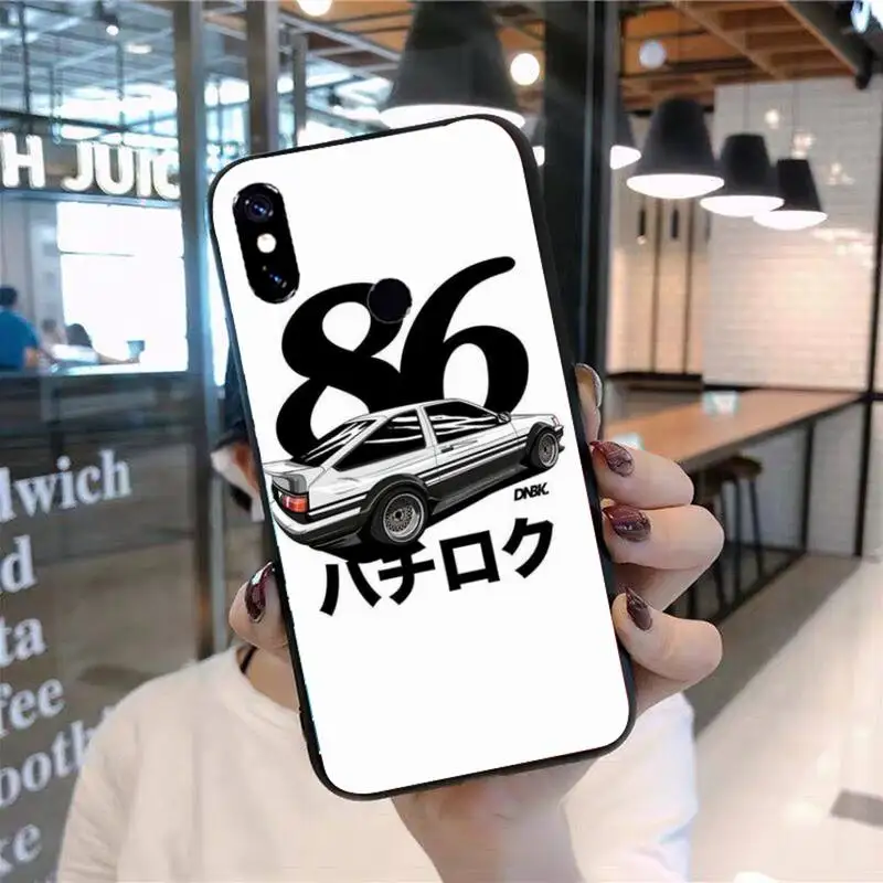 

Initial D AE86 Phone Case For Xiaomi Redmi 7 8 9t 9se k20 mi8 max3 lite 9 note 9s 10 pro