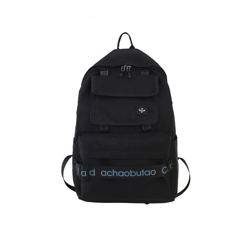 

Female School Bag For Teenage Girls 2020 Nylon Travel Letter Backpack Women Mochilas Sac Dos Ladies Laptop Rucksack Men Bag Pack