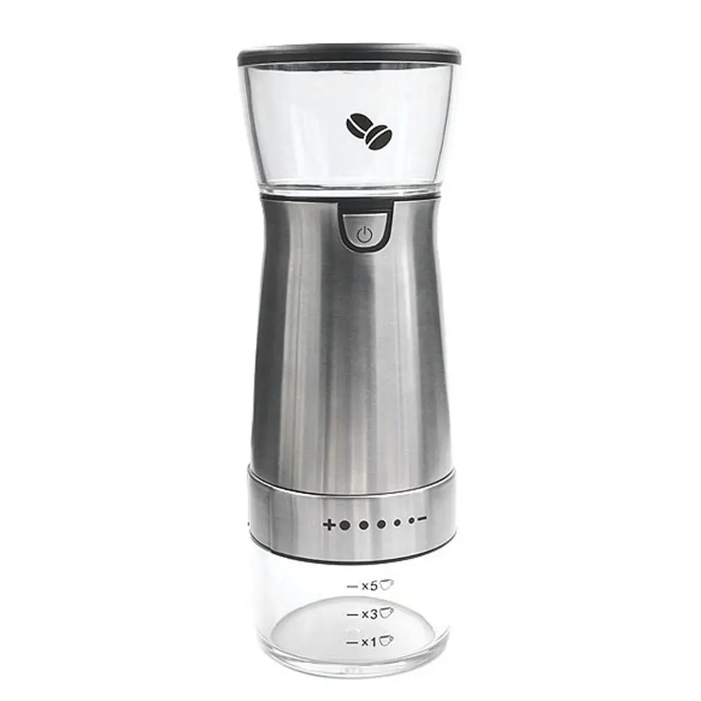 USB Charging Automatic Coffee Grinder Rechargeable Machine Electric Spices Grains Pepper Grinding Device | Бытовая техника