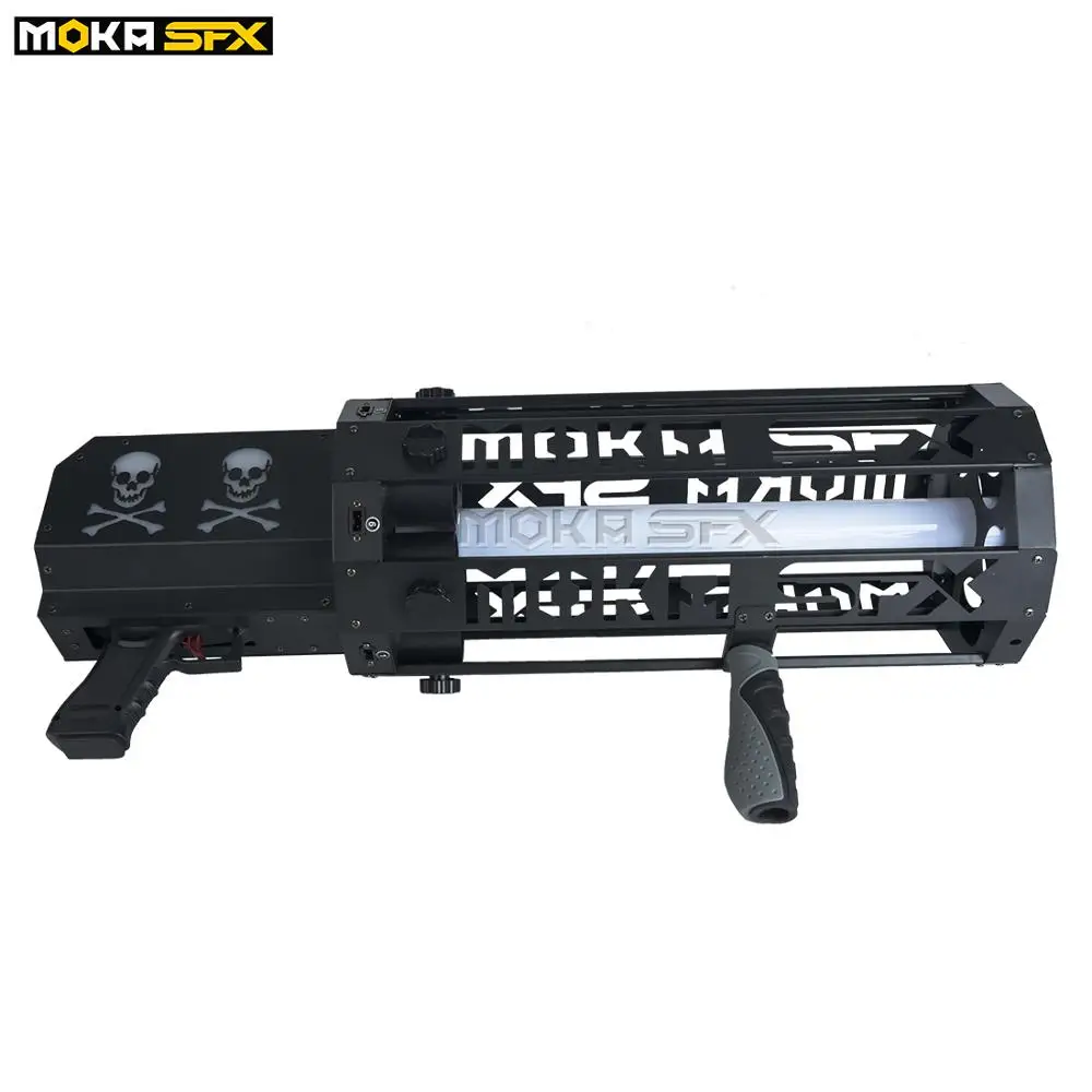 Конфетти-машина для вечерние 6 головок светодиодное оружие конфетти ручная пушка