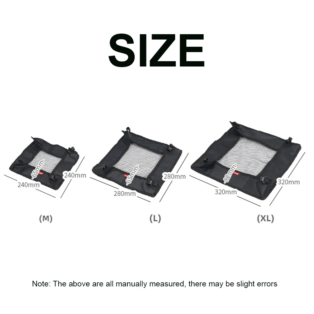 Portable Folding Table Storage Hanging Basket Picnic Table Hanger Storage Net Outdoor Camping BBQ Table Rack Accessories