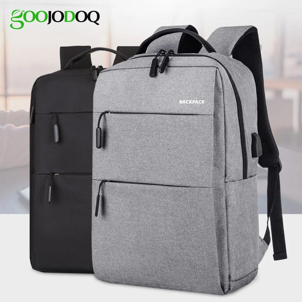 Фото 15 дюймов рюкзак для ноутбука Противоугонный водонепроницаемый Macbook Air Pro с USB