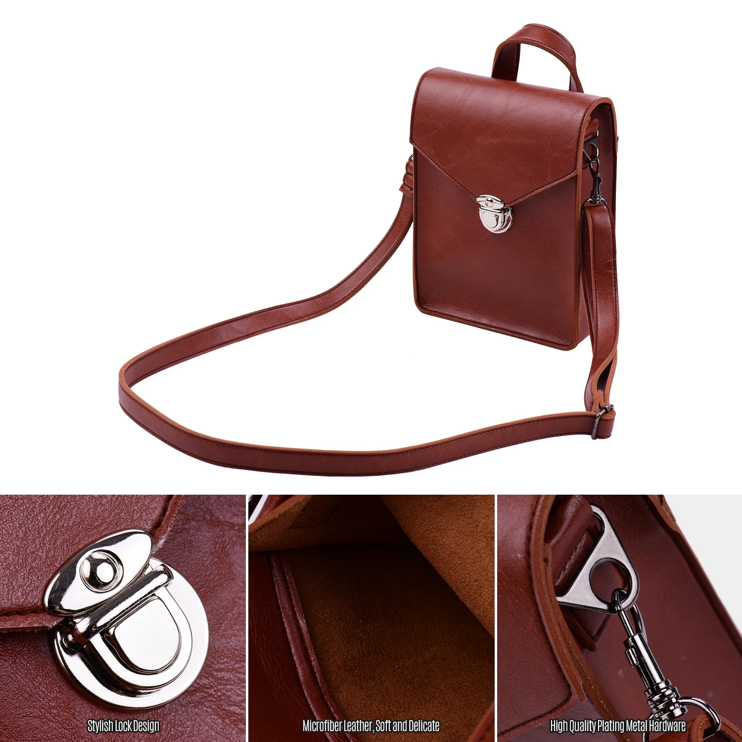 

Kalimba Storage Bag Microfiber Leather Multi-Functional Soft Case