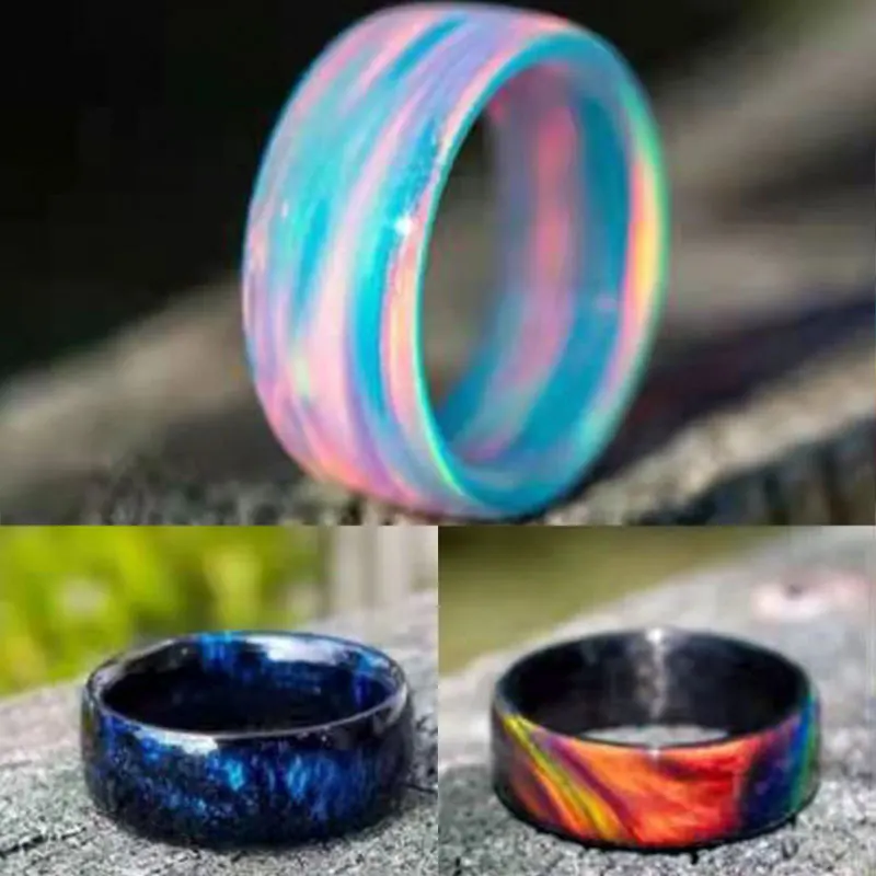 

2021 Summer Fashion Acrylic Geometric Irregular Glass Ball Transparent Resin Colorful Rings For Women Jewelry Gifts