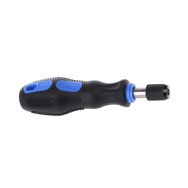 

Multifunctional 1/4\" 6.35mm Non-slip Screwdriver Detachable Handle Soft Rubber