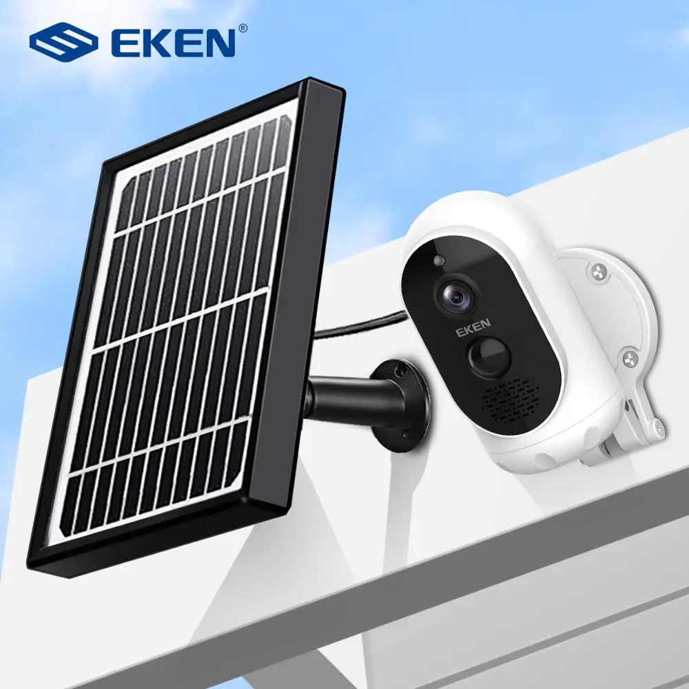 

EKEN Astro 1080p Battery Camera with Solar Panel IP65 WiFi Weatherproof Motion Detection Wireless IP Security Camera