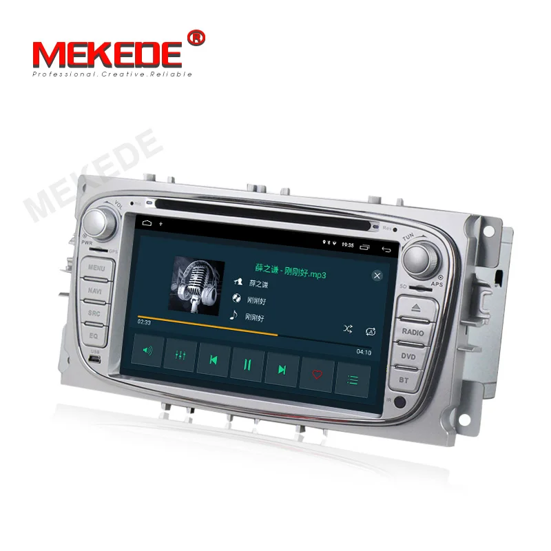 Автомобильный DVD-плеер MEKEDE Android 10 0 2 + 32 ГБ DSP GPS-навигация для Ford Focus Mondeo Galaxy с аудио